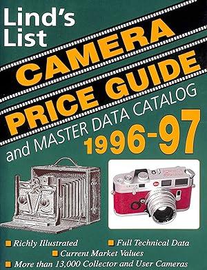 Bild des Verkufers fr Lind's List Camera Price Guide and Master Data Catalog 1996-97 (Lind's List: Camera Price Guide and Master Catalog) zum Verkauf von M Godding Books Ltd