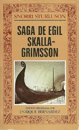 Image du vendeur pour Saga de Egil Skallagrimsson mis en vente par ABACO LIBROS USADOS