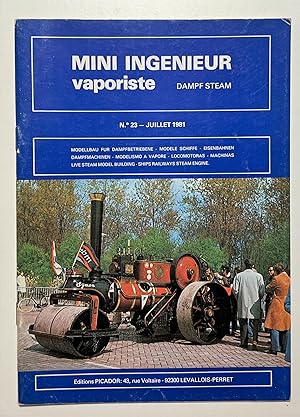 Immagine del venditore per Modellismo Ferroviario - Mini Ingenieur Vaporiste: Dampf Steam N. 23 - 1981 venduto da Chartaland