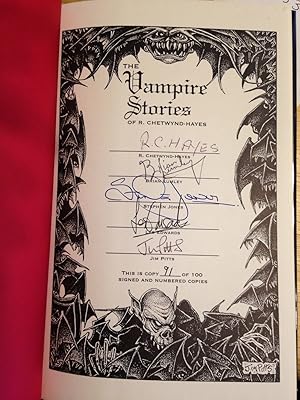 Immagine del venditore per The Vampire Stories of R. Chetwynd-Hayes venduto da biblioboy