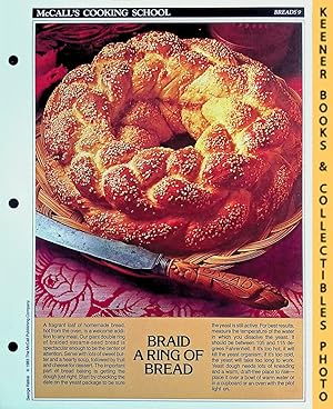 McCall's Cooking School Recipe Card: Breads 9 - Braided Sesame-Seed Bread : Replacement McCall's ...
