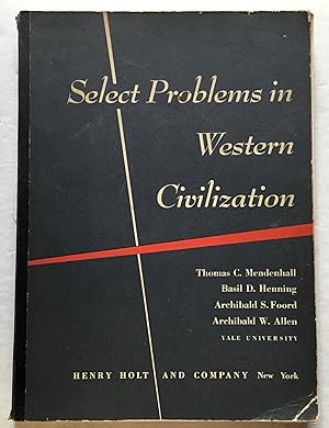 Image du vendeur pour Select Problems in Western Civilization. mis en vente par Monkey House Books