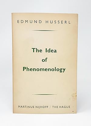 The Idea of Phenomenology