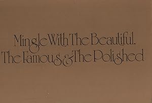 Seller image for invitation postcard: Mingle With the Beauitful, the Famous & the Polished for sale by Mobyville