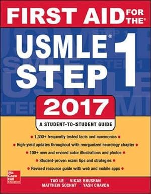 Bild des Verkufers fr FIRST AID FOR THE USMLE STEP 1 2 zum Verkauf von Reliant Bookstore