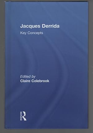 Bild des Verkufers fr Jacques Derrida: Key Concepts zum Verkauf von Turn-The-Page Books