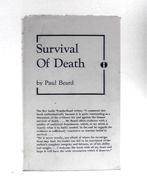 Immagine del venditore per Survival of Death For and Against venduto da World of Rare Books