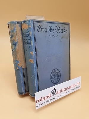 Image du vendeur pour Grabbes smtliche Werke ; Band 1+2 ; (2 Bnde) mis en vente par Roland Antiquariat UG haftungsbeschrnkt