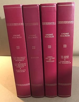 Seller image for 7 romans d'andre Maurois en 4 livres / description en fin d'annonce for sale by librairie philippe arnaiz