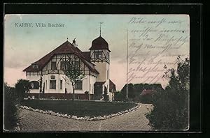 Bild des Verkufers fr Ansichtskarte Karby, Villa Bechler zum Verkauf von Bartko-Reher