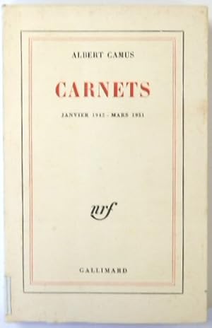 Seller image for Carnets: Janvier 1942-Mars 1951 for sale by PsychoBabel & Skoob Books