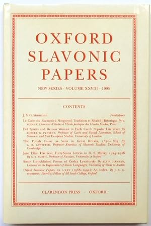 Seller image for Oxford Slavonic Papers: New Series: Volume XXVIII: 1995 for sale by PsychoBabel & Skoob Books