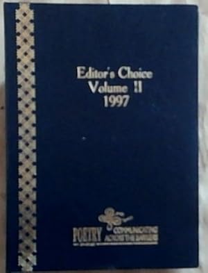 Bild des Verkufers fr POETRY -now- Editor's Choice Volume 2 1997 zum Verkauf von Chapter 1