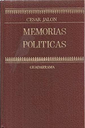 Seller image for MEMORIAS POLTICAS for sale by LIBRERIA ANTICUARIO BELLVER MADRID