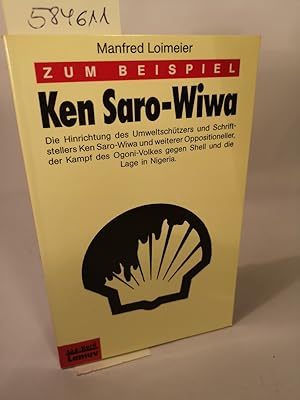 Bild des Verkufers fr Zum Beispiel Ken Saro-Wiwa zum Verkauf von ANTIQUARIAT Franke BRUDDENBOOKS