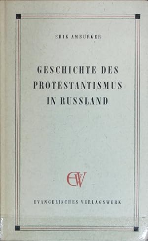 Bild des Verkufers fr Geschichte des Protestantismus in Russland. zum Verkauf von Antiquariat Bookfarm