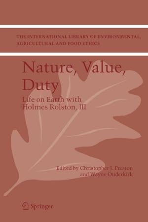 Seller image for Nature, Value, Duty for sale by BuchWeltWeit Ludwig Meier e.K.