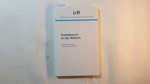 Bild des Verkufers fr Kartellrecht in der Reform : Berichtsband ber eine Tagung des Frankfurter Instituts - Stiftung Marktwirtschaft und Politik am 26. Januar 1996 im Hause der Frankfurter Allgemeine Zeitung zum Verkauf von Gebrauchtbcherlogistik  H.J. Lauterbach