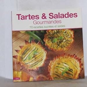Seller image for Tartes et salades gourmandes, 70 recettes sucres et sales for sale by Ammareal