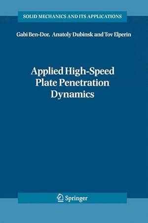 Imagen del vendedor de Applied High-Speed Plate Penetration Dynamics a la venta por moluna