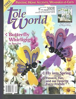 Seller image for Tole World: Devoted to the Fine Art of Tole & Decorative Painting {Volume 20, Number 2, Issue 139, March/April 1996} for sale by Vada's Book Store