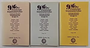 Seller image for 9 Dramaturgos Hispanoamericanos (Three Volumes) for sale by Eat My Words Books