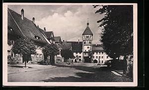 Bild des Verkufers fr Ansichtskarte Brunlingen, Stadttor mit Robert-Wagner-Str. zum Verkauf von Bartko-Reher