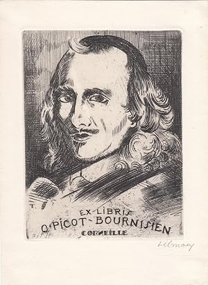 Seller image for Ex-Libris O. Picot-Bournisien. Portrt von "Corneille". for sale by Antiquariat  Braun