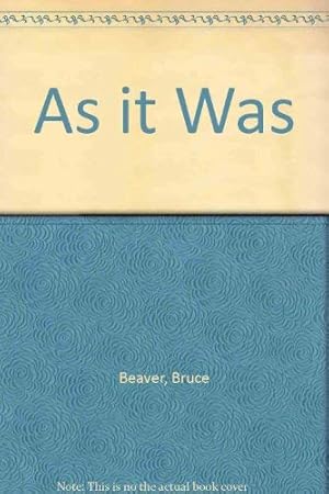 Seller image for As It Was for sale by WeBuyBooks