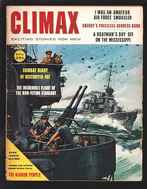 Seller image for Climax 7/1958-Air Force Smuggler-Fixed horse race-Cheesecake pix-pulp thrills-WWII adventures-exploitation-VG for sale by DTA Collectibles