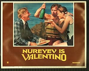 Imagen del vendedor de Valentino 11'x14' Title Lobby Card #4 Rudolf Nureyev Michelle Phillips Seymour Cassel a la venta por DTA Collectibles