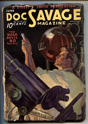 Seller image for Doc Savage Pulp June 1935- The Roar Devil G/VG for sale by DTA Collectibles