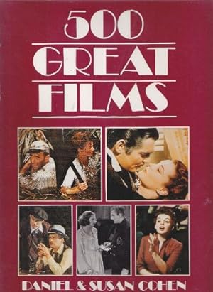 Image du vendeur pour 500 Great Films mis en vente par WeBuyBooks