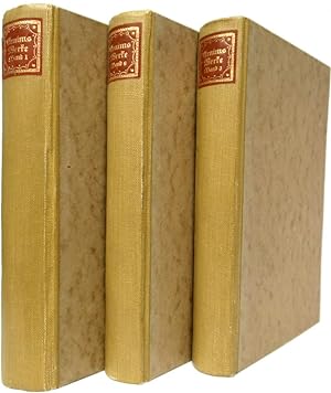 Achim von Arnims Werke. 3 Bände. Ausgewählt und herausgegeben von Reinhold Steig.