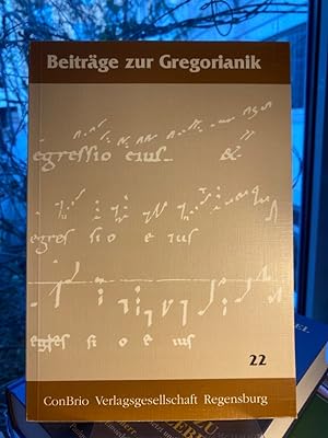 Bild des Verkufers fr Beitrge zur Gregorianik 22 zum Verkauf von Antiquariat Thomas Nonnenmacher