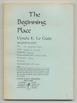 Seller image for The Beginning Place for sale by Between the Covers-Rare Books, Inc. ABAA