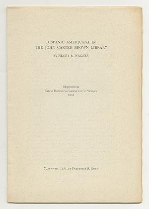Bild des Verkufers fr Hispanic Americana in The John Carter Brown Library zum Verkauf von Between the Covers-Rare Books, Inc. ABAA