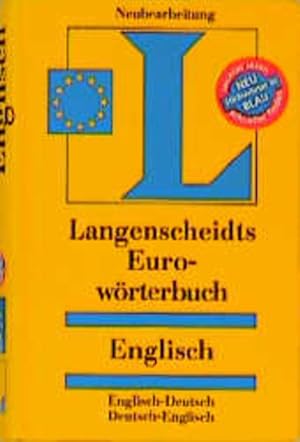 Bild des Verkufers fr Langenscheidts Eurowrterbuch, Englisch zum Verkauf von Versandantiquariat Felix Mcke