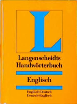 Bild des Verkufers fr Langenscheidts Handwrterbuch, Englisch zum Verkauf von Versandantiquariat Felix Mcke