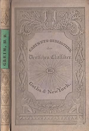 Bild des Verkufers fr Anthologie aus J. W. L. Gleim's smmtlichen Werken, Zweiter Theil zum Verkauf von Leipziger Antiquariat