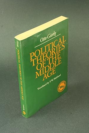 Immagine del venditore per Political theories of the Middle Age. Translated with an introduction by Frederic William Maitland venduto da Steven Wolfe Books