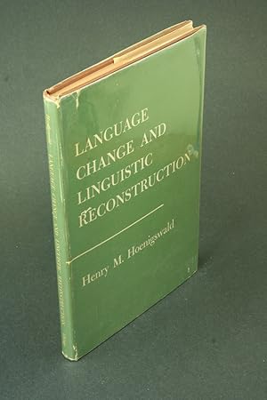Bild des Verkufers fr Language change and linguistic reconstruction. zum Verkauf von Steven Wolfe Books