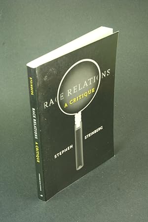 Seller image for Race relations: a critique. for sale by Steven Wolfe Books