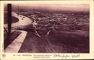 Bild des Verkufers fr Ansichtskarte / Postkarte Kenitra Marokko, Vue generale aerienne, Gesamtblick ber das Areal zum Verkauf von akpool GmbH