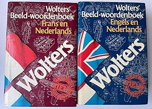 [Visual dictionary's, first editions] Wolters' Beeld-woordenboek Frans en Nederlands & Engels en ...