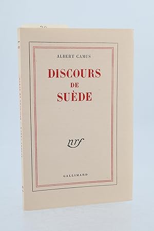 Imagen del vendedor de Discours de Sude a la venta por Librairie Le Feu Follet