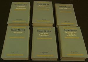 Bild des Verkufers fr Sammlung - 6 Bnde, komplett: Der weie Dominikaner + Des deutschen Spieers Wunderhorn + Der Golem + Fledermuse / Walpurgisnacht + Der Engel vom westlichen Fenster + Das grne Gesicht zum Verkauf von travelling-salesman