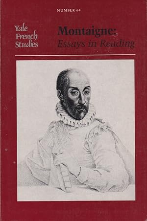 Bild des Verkufers fr Montaigne: Essays in Reading. French Study. zum Verkauf von Fundus-Online GbR Borkert Schwarz Zerfa