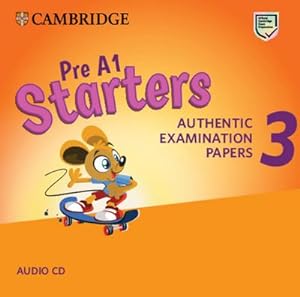 Bild des Verkufers fr Pre A1 Starters 3, Audio-CD : Authentic Examination Papers zum Verkauf von AHA-BUCH GmbH