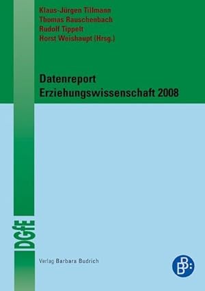Bild des Verkufers fr Datenreport Erziehungswissenschaft 2008 zum Verkauf von AHA-BUCH GmbH
